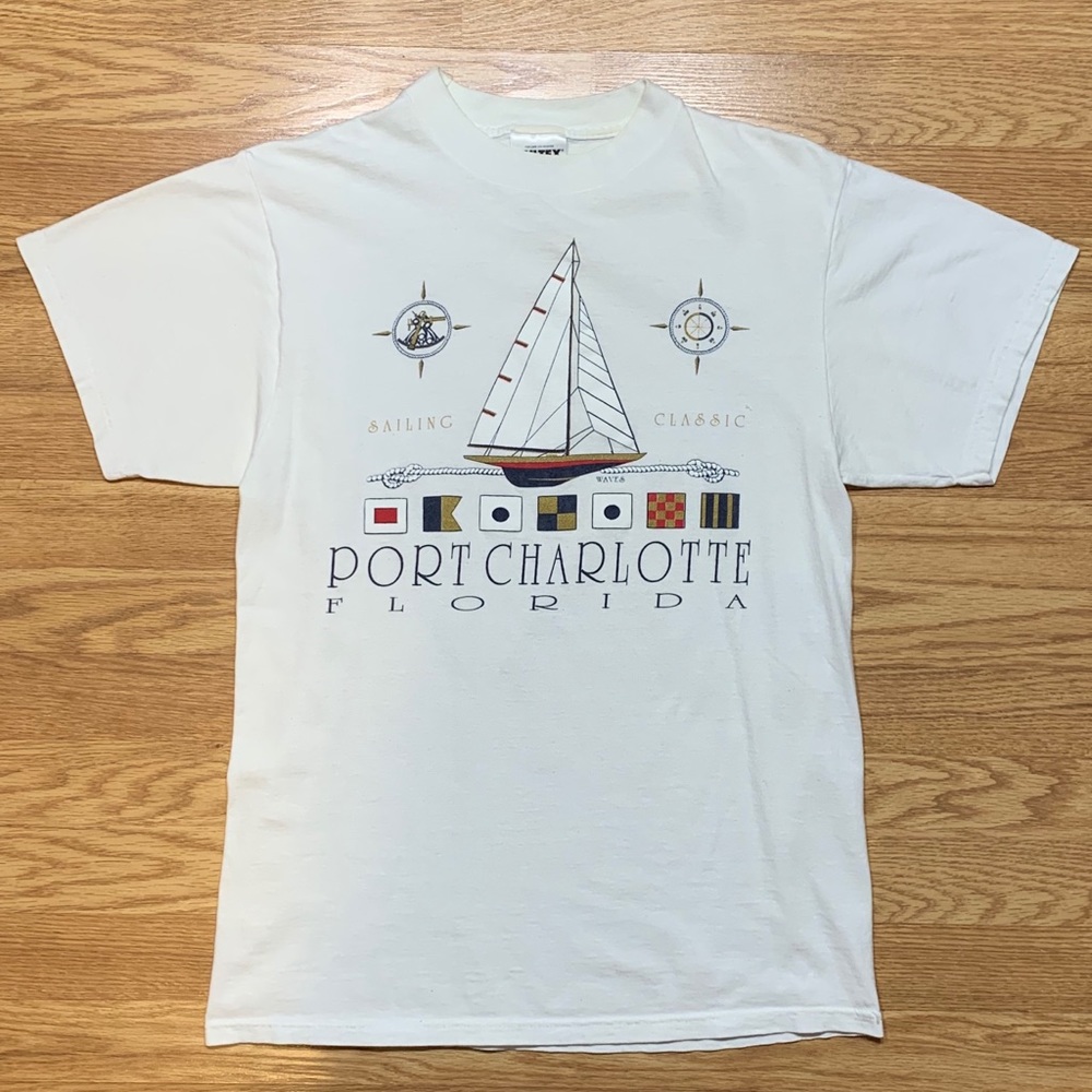 Vintage Port Charlotte Florida Tourist T Shirt